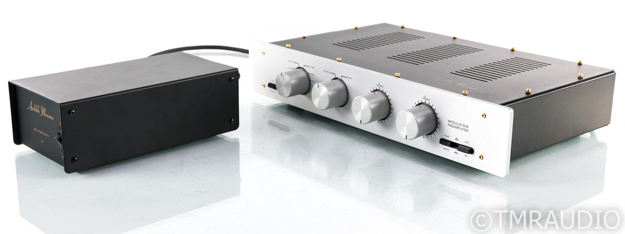 Modulus M3B Stereo Tube Preamplifier; M3-B; Silver; MC Phono; SR Blue Fuse
