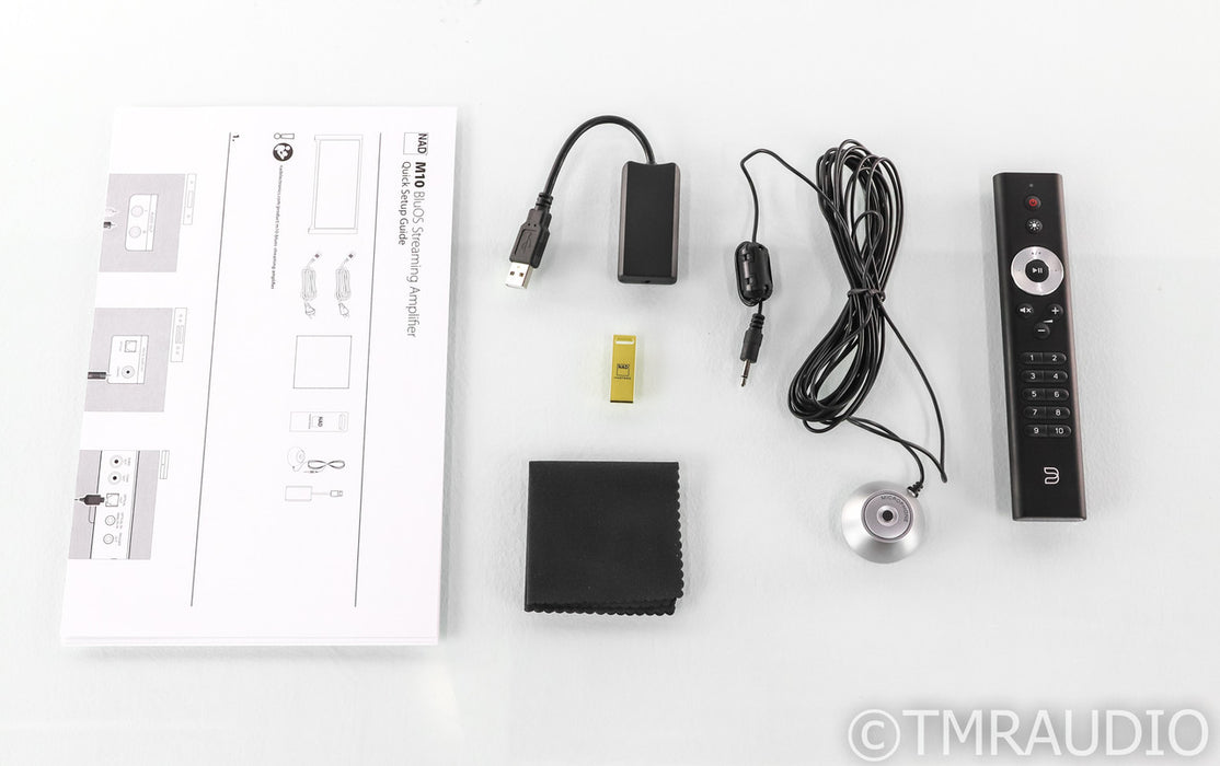NAD M10 Stereo Integrated Amplifier; Network Streamer; Black; Remote