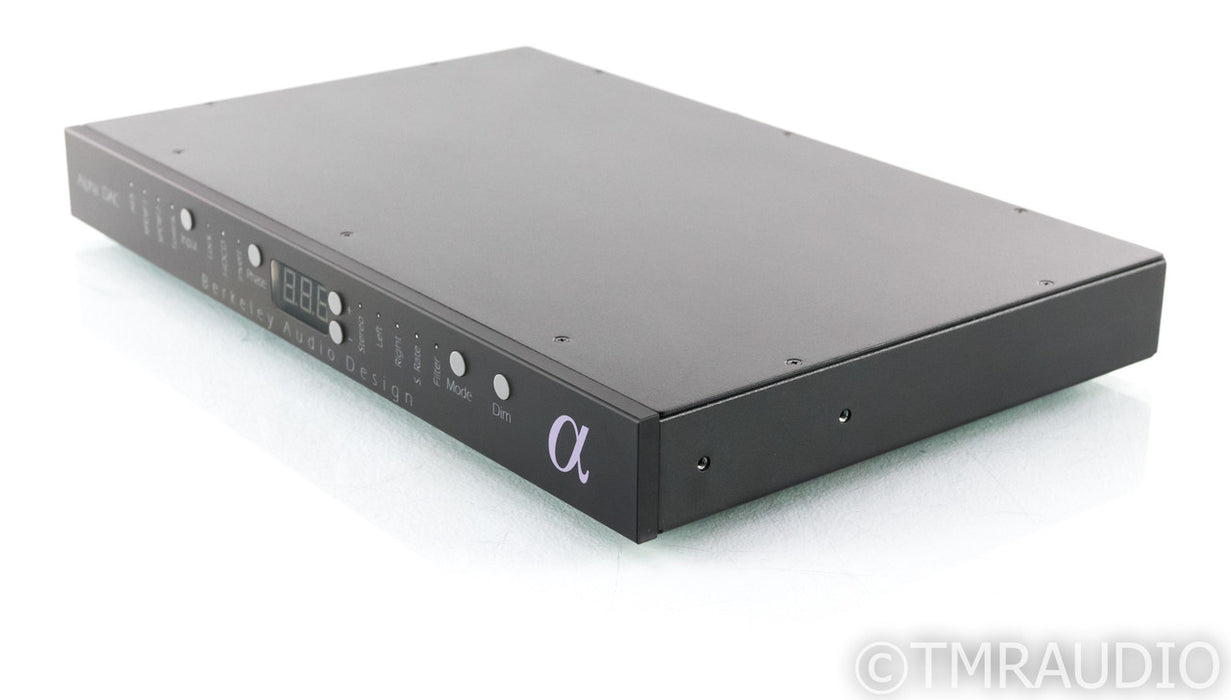 Berkely Audio Design Alpha DAC Series 2; D/A Converter; Remote