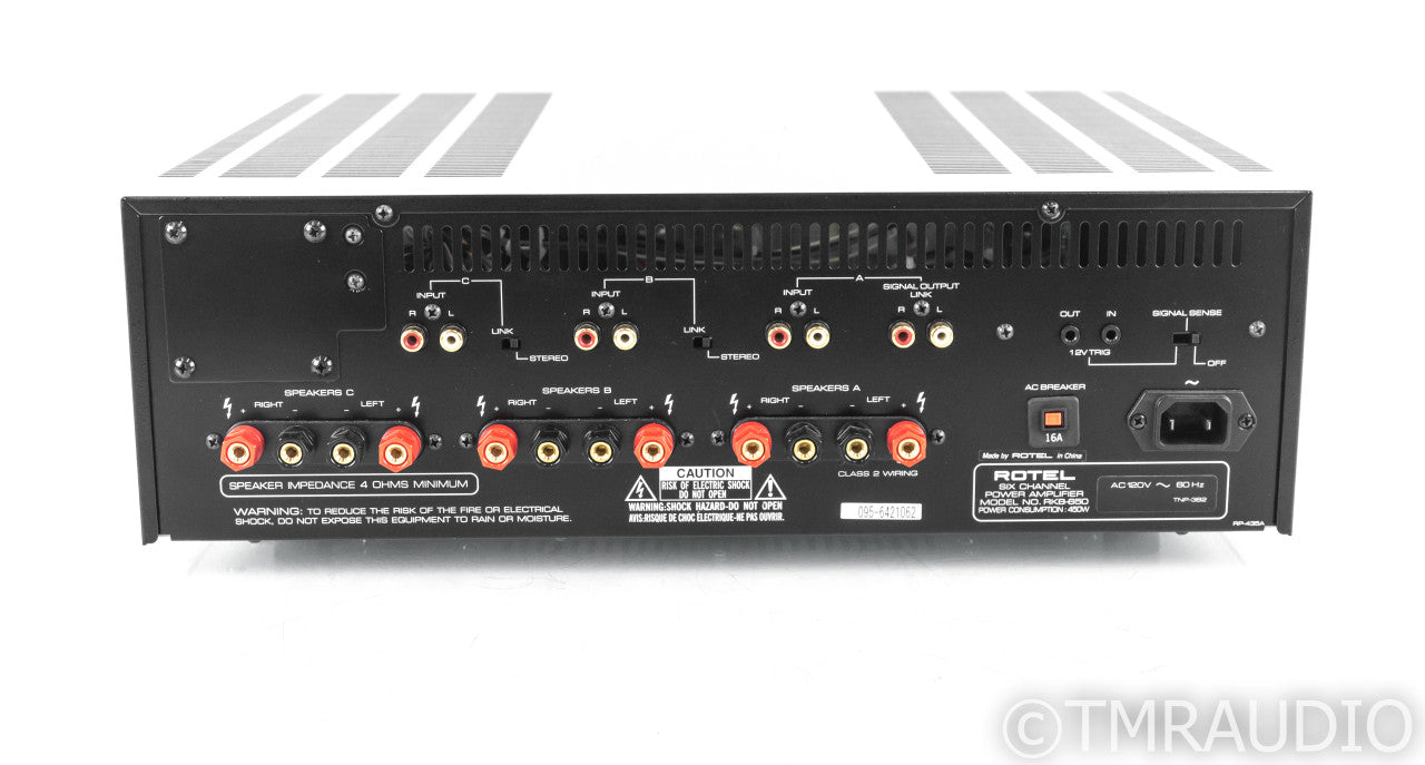 Rotel RKB-650 6 Channel Power Amplifier; Rack Mount Kit