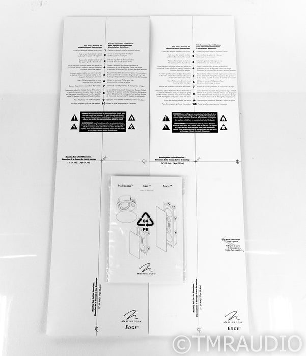 Martin Logan Edge In-Wall Speakers