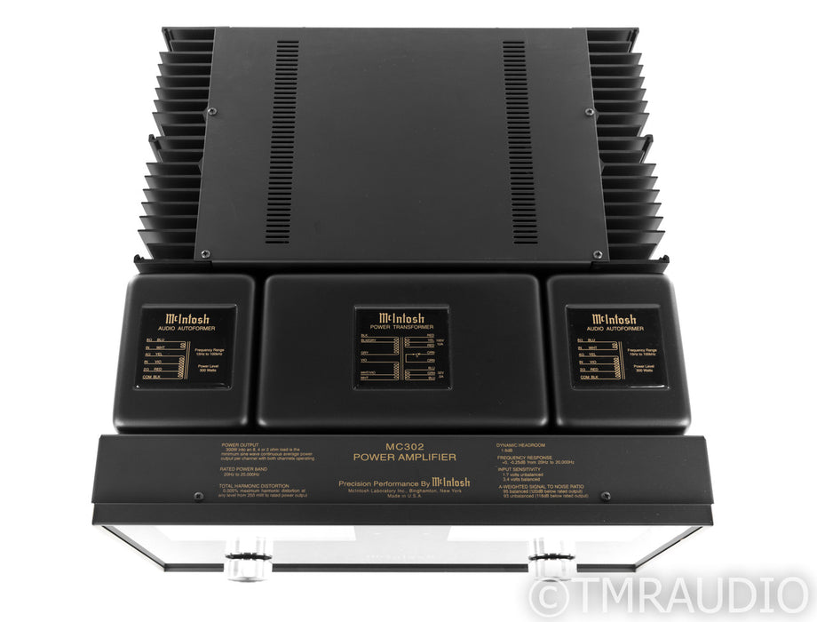 McIntosh MC302 Stereo Power Amplifier; MC-302