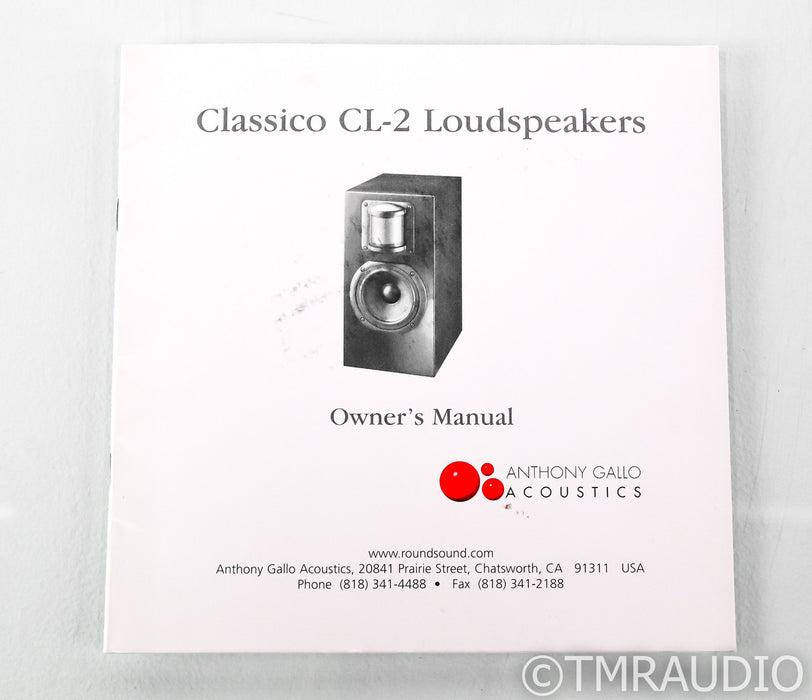 Anthony Gallo Nucleus Classico Series II Bookshelf Speakers