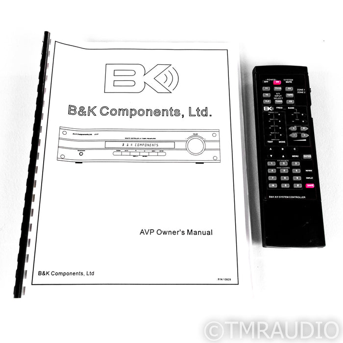B&K AVP1000 5.1 Channel Home Theater Processor; AVP-1000 (No Remote)