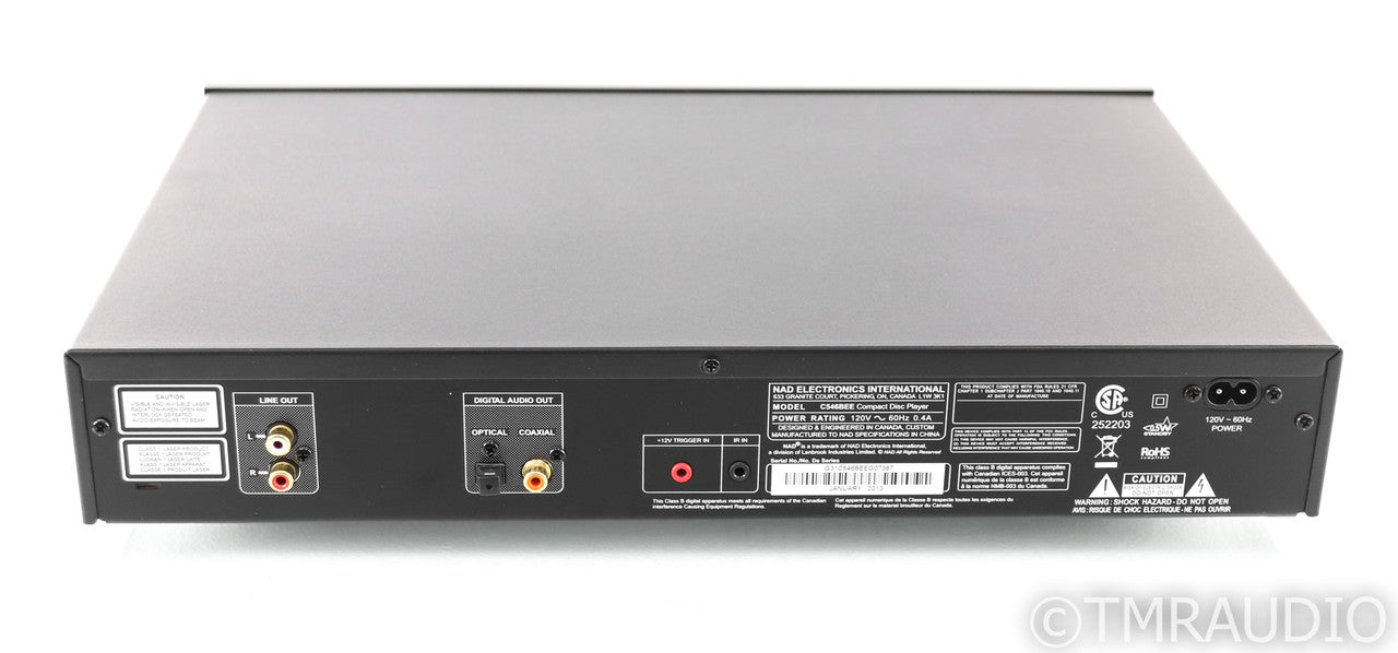 NAD C 546BEE CD Player; Remote