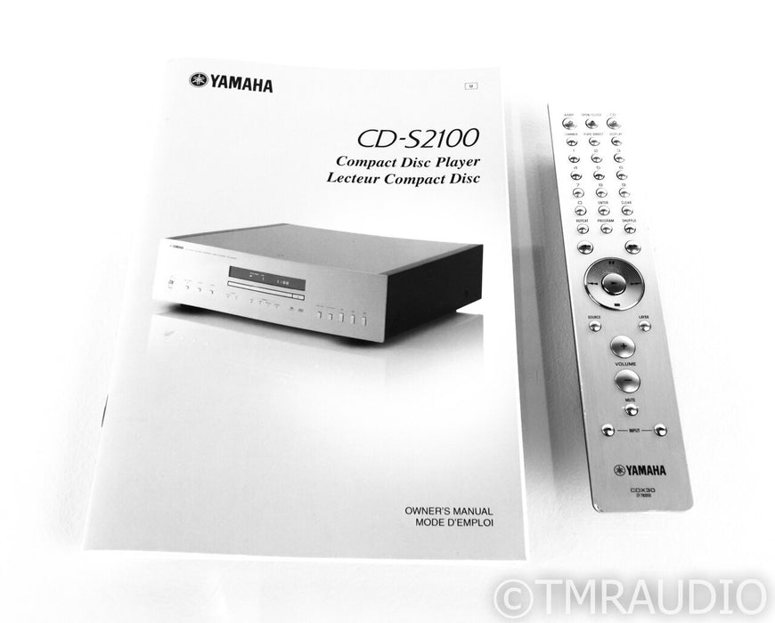 Yamaha CD-S2100 SACD / CD Player / Transport / DAC; CDS2100; Remote
