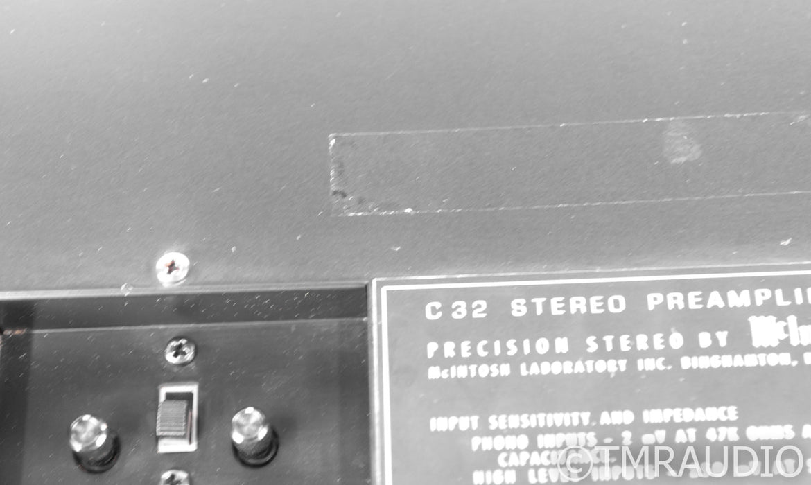 McIntosh C32 Vintage Stereo Preamplifier; C-32