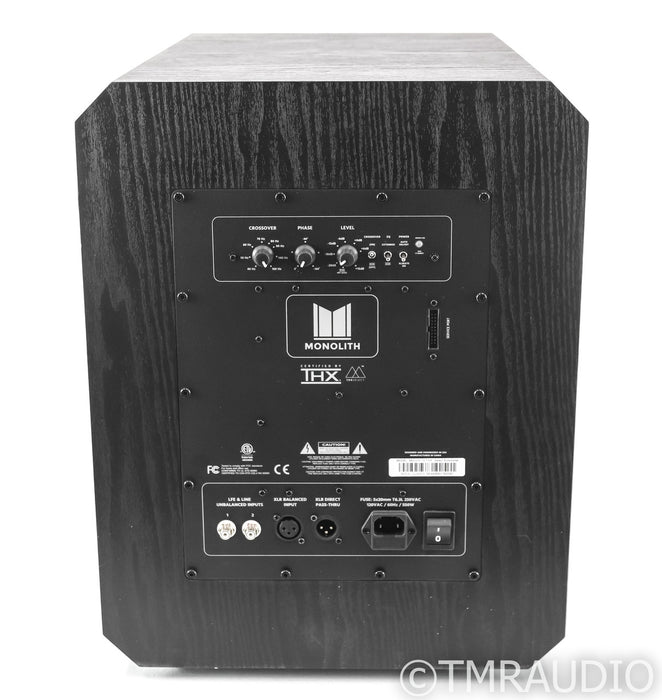 Monoprice Monolith THX Select 10" Powered Subwoofer; Black