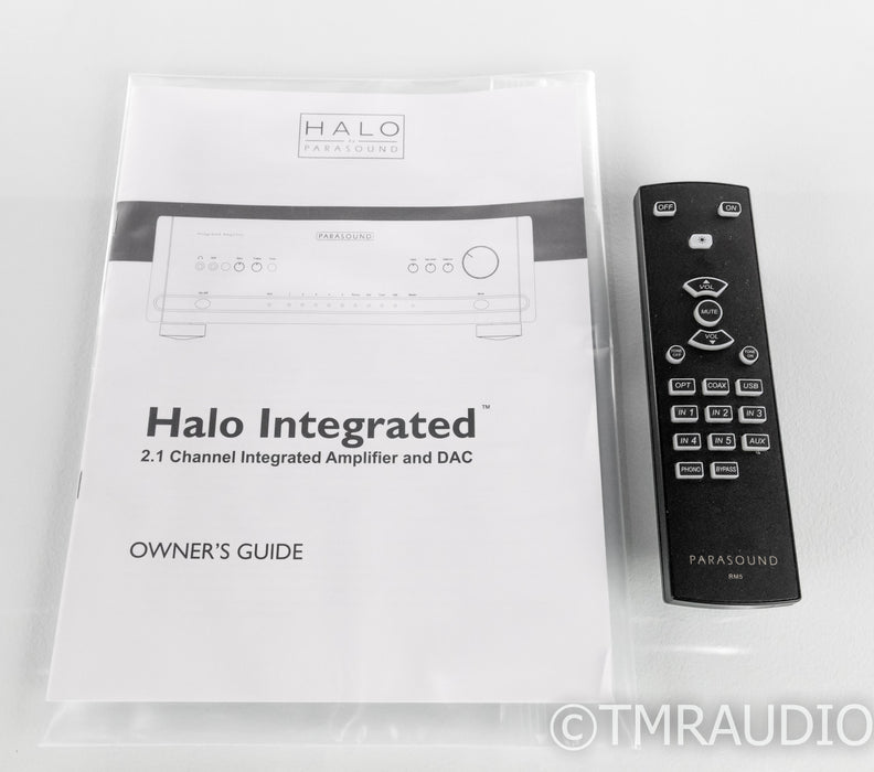 Parasound Halo Integrated Stereo Amplifier / DAC; Remote