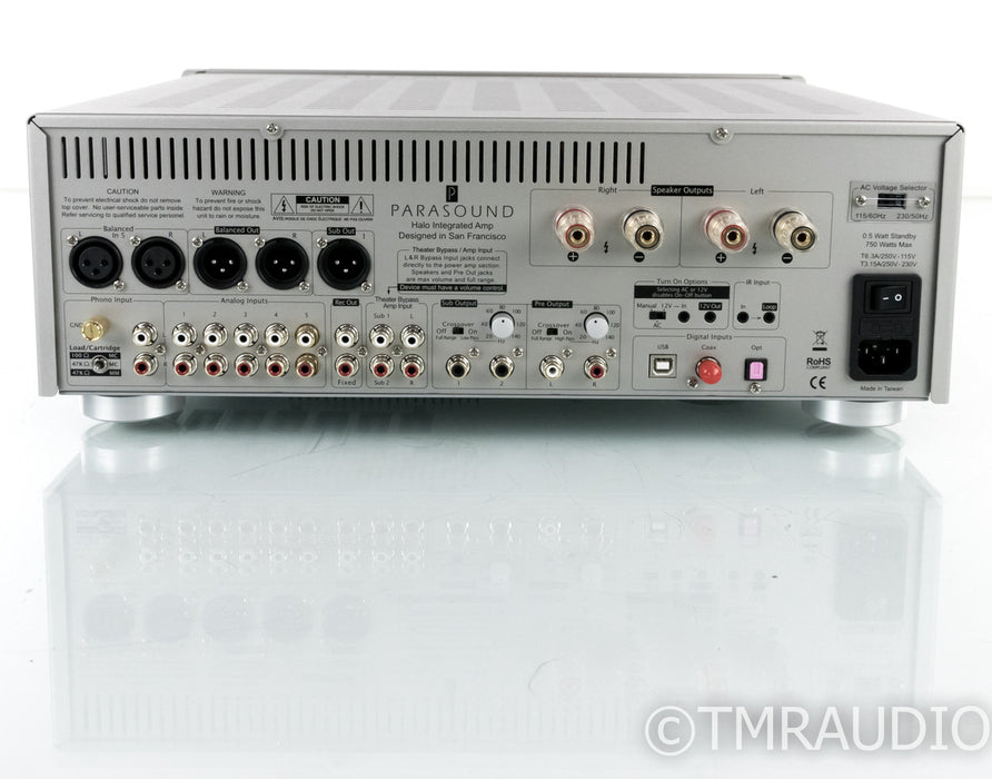 Parasound Halo Integrated Stereo Amplifier / DAC; Remote