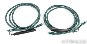 AudioQuest Jaguar RCA Cables; 2m Pair Interconnects; 36v DBS (No Batteries)