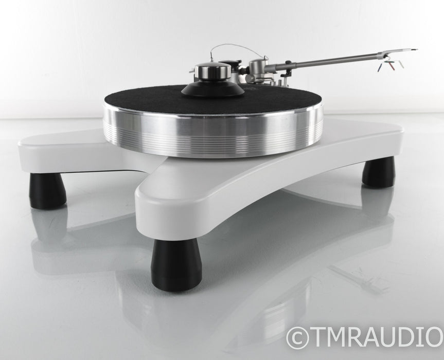 VPI Super Prime Scout Turntable; White w/ VTA On-The-Fly