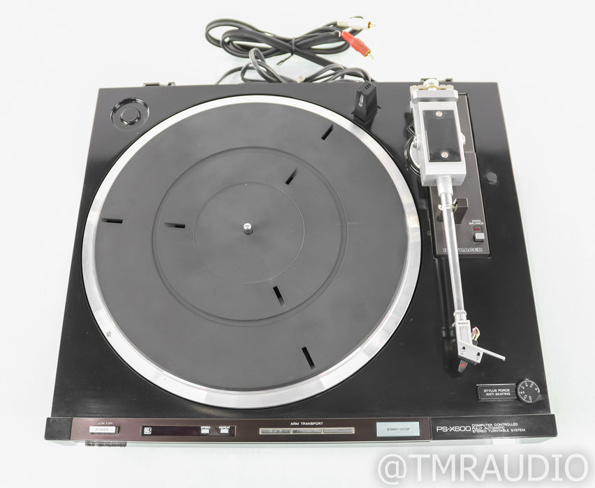 Sony PS-X600 Direct Drive Turntable; Biotracer Tonearm; Ortofon OM 5E MM Cart