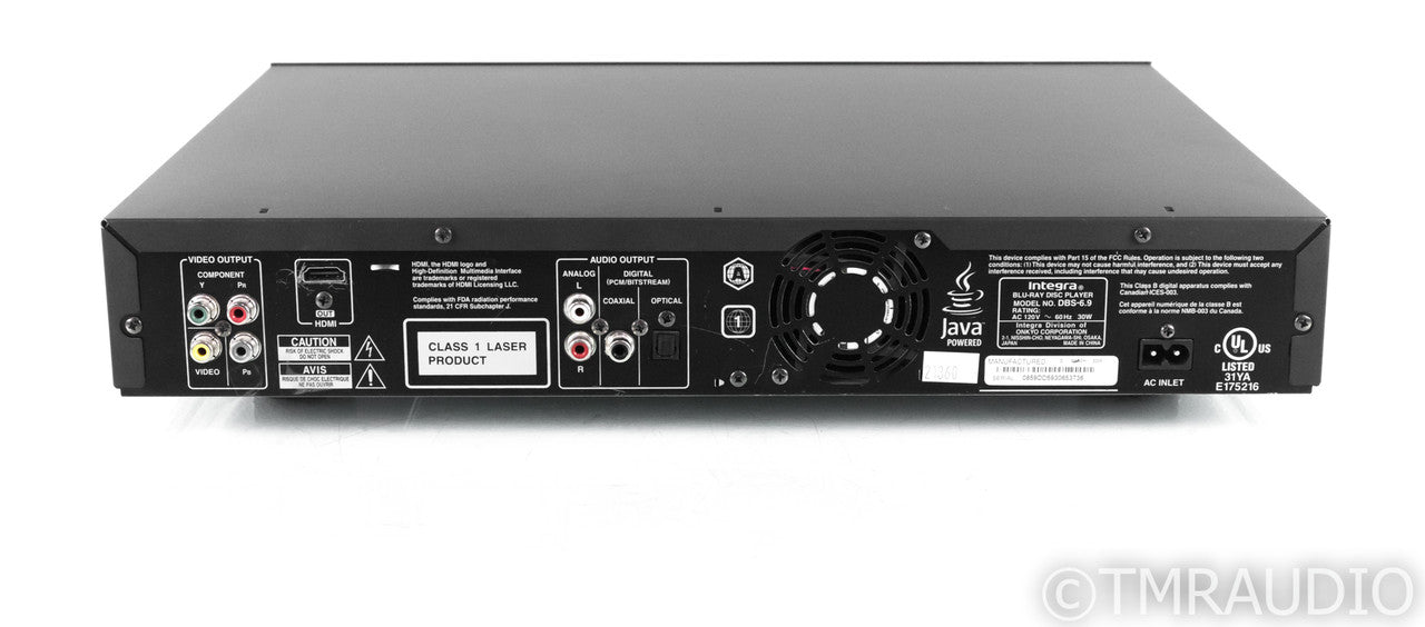 Integra DBS-6.9 Blu-Ray / CD Player; DBS6.9; Remote