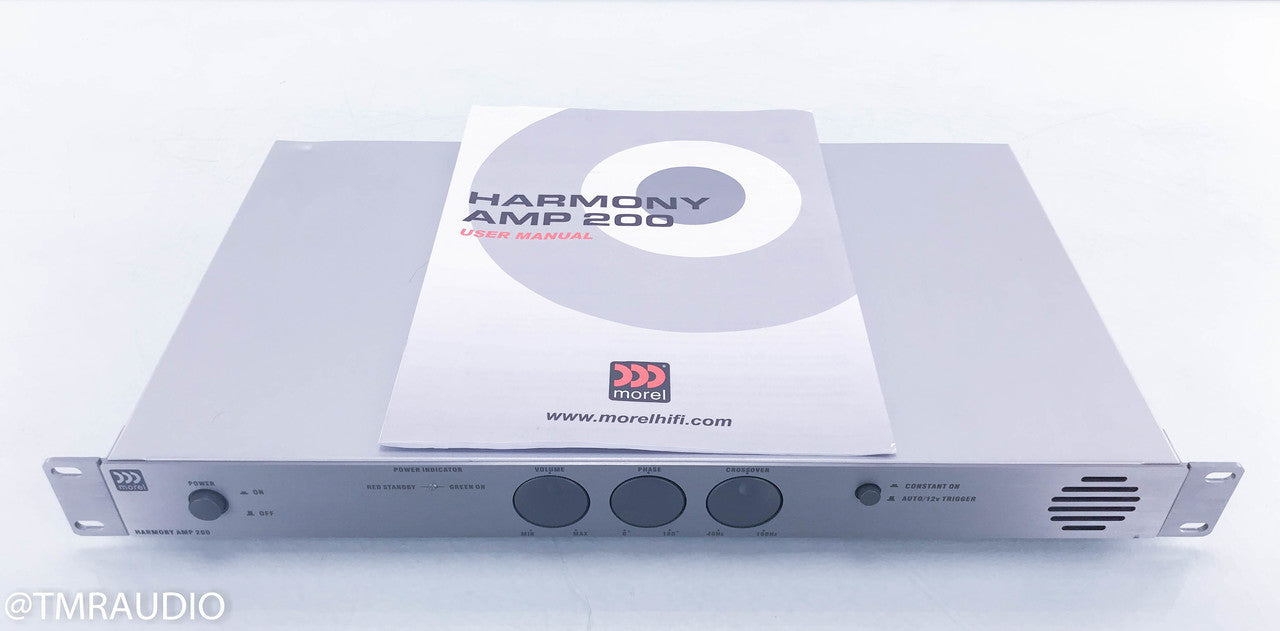 Morel Harmony Amp-200 Subwoofer Power Amplifier
