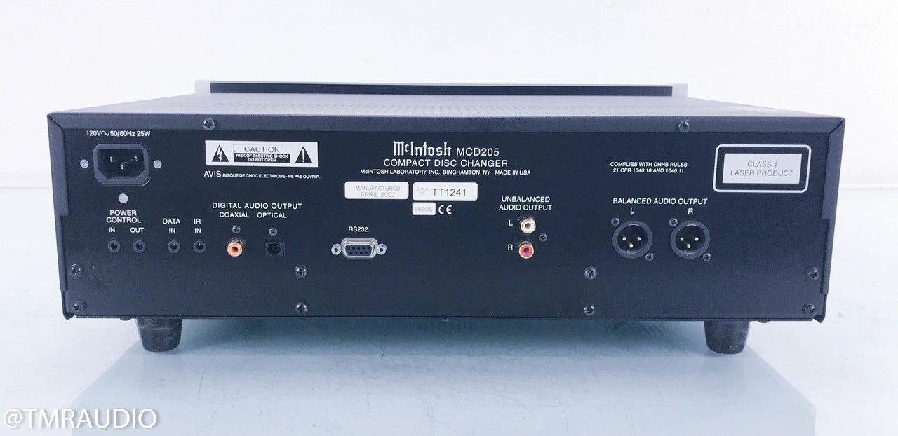 McIntosh MCD205 5 Disc CD Changer / Player