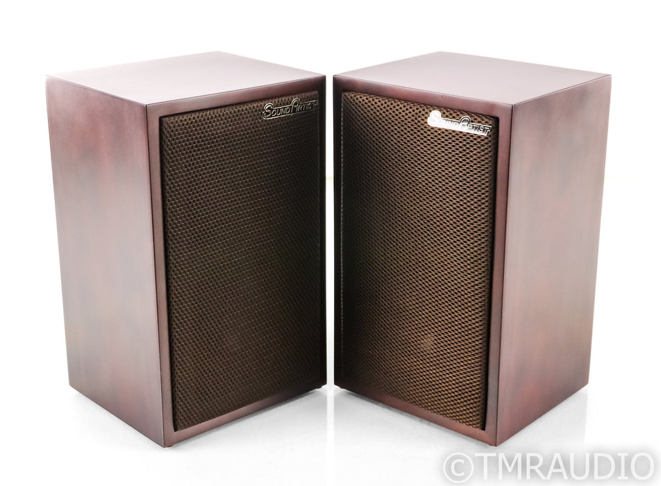 SoundArtist LS3/5A Bookshelf Speakers; Dark Cherry Pair