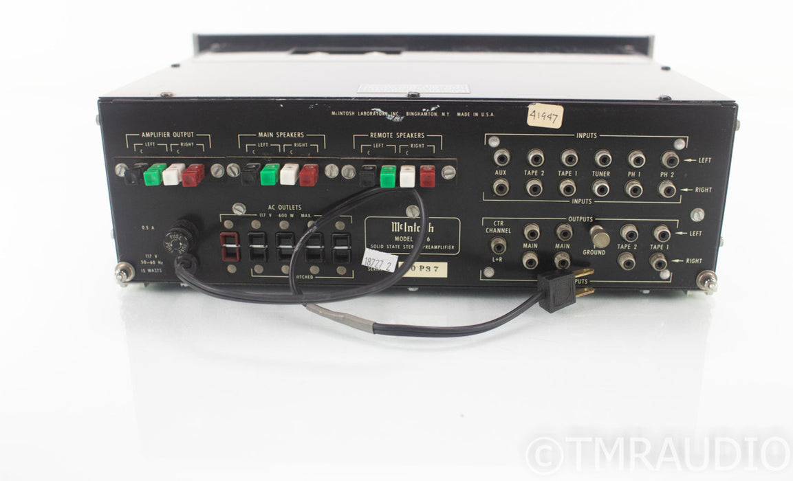 McIntosh C26 Vintage Stereo Preamplifier w/ Walnut Case