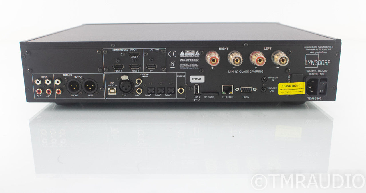Lyngdorf TDAI-3400 Stereo Integrated Amplifier; TDAI3400; Room Correction