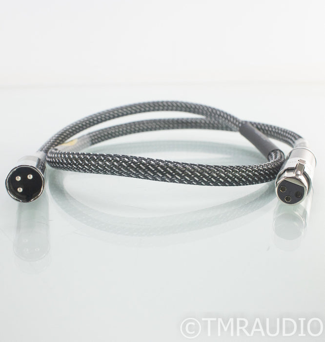 Crystal Clear Audio Magnum Opus XLR Cables; 1m Pair Balanced Interconnects; CCAC