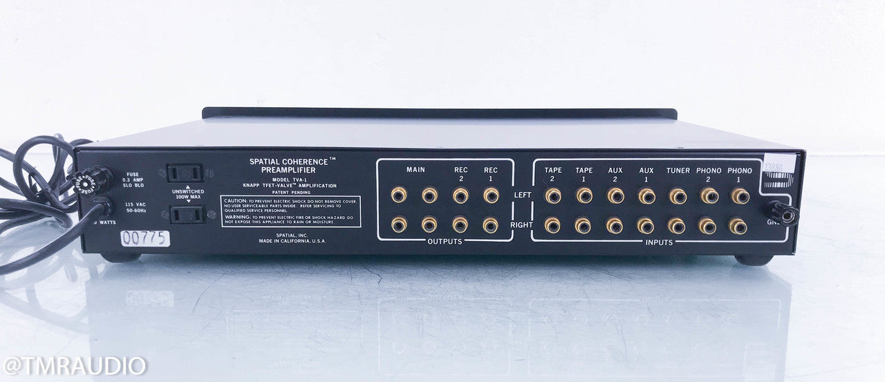 Spatial Coherence TVA-1 Vintage Stereo Preamplifier