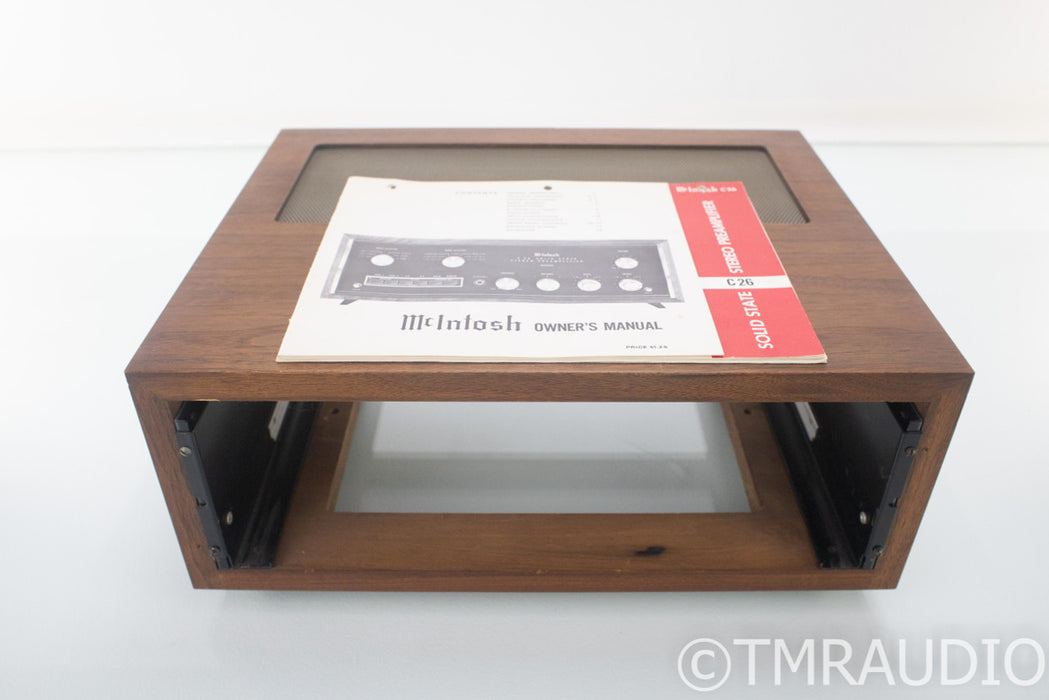 McIntosh C26 Vintage Stereo Preamplifier w/ Walnut Case