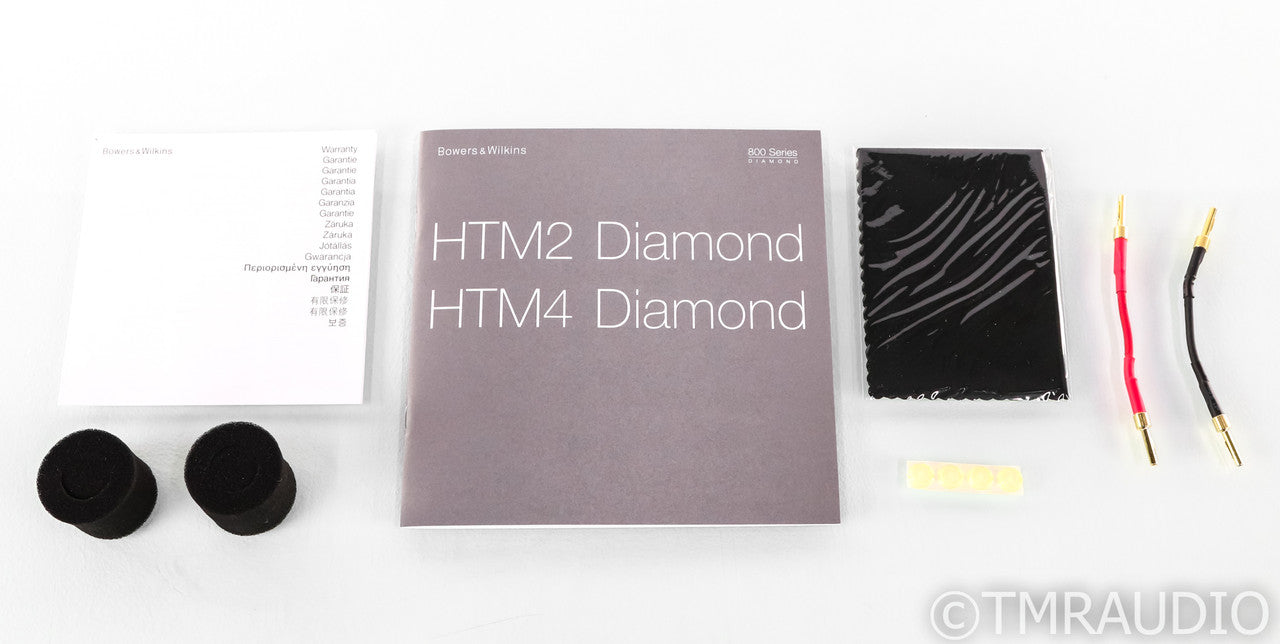 B&W HTM4 Diamond Center Channel Speaker; Rosenut; HTM-4 D