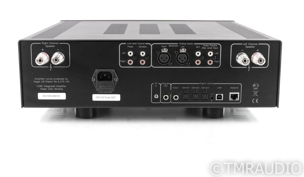 Hegel H360 Stereo Integrated Amplifier; H-360; Remote