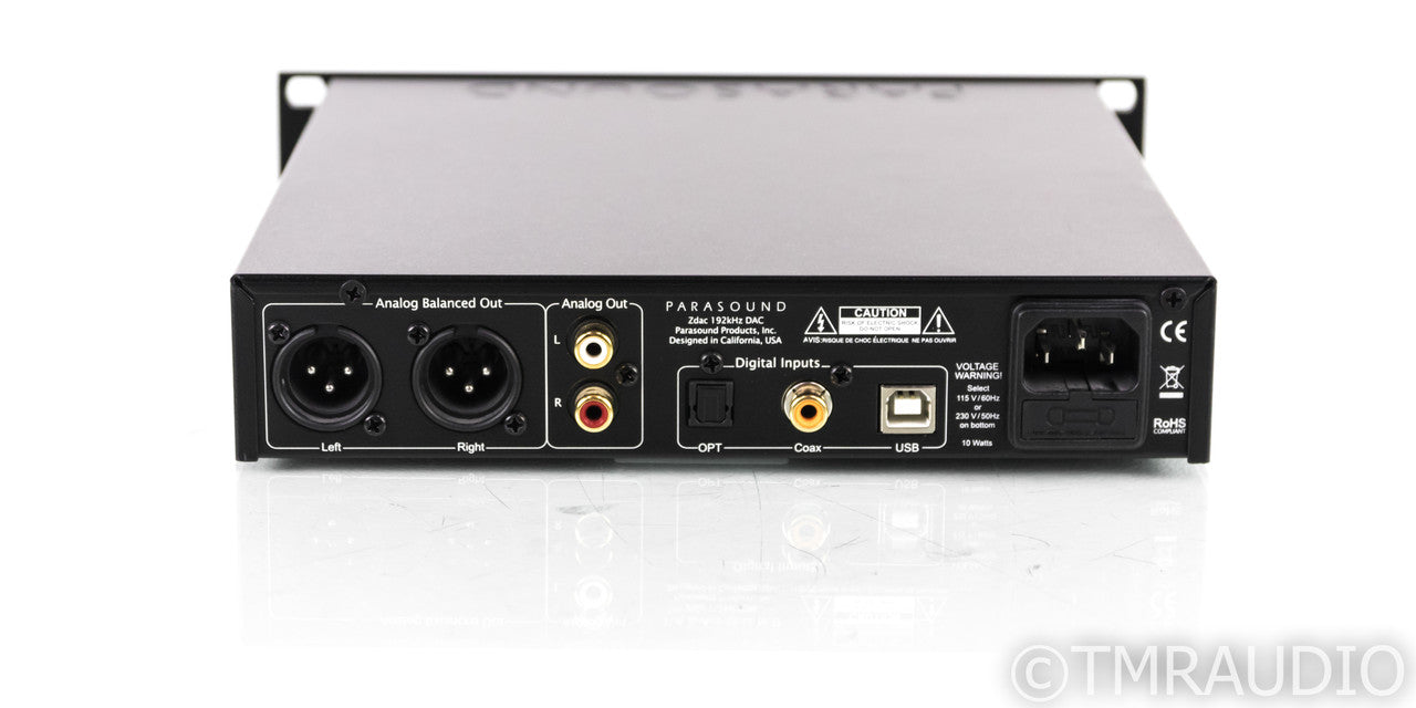Parasound Zdac DAC; D/A Converter