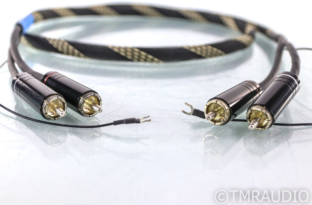 Pro-Ject Connect It RCA Phono Cables; 1.23m Pair Interconnects w/ Ground Wire