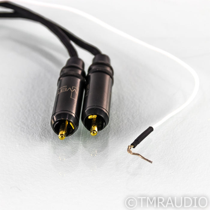 Zu Audio Mission-Phono RCA Phono Cables; 1m Pair Interconnects; WBT-0114