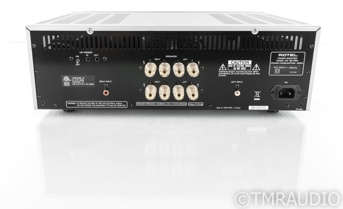 Rotel RB1552 Stereo Power Amplifier; RB-1552