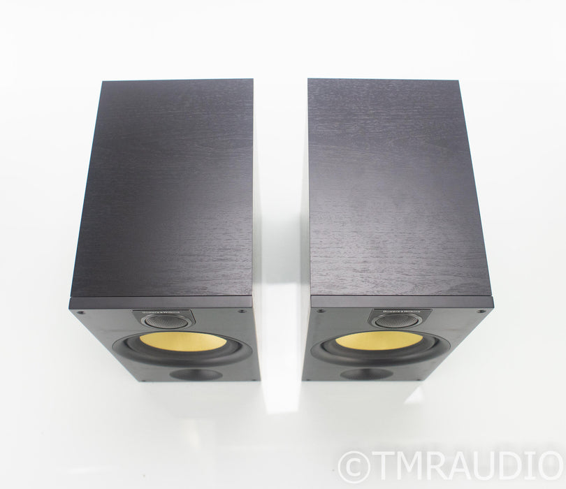B&W 685 S2 Bookshelf Speakers; Black Ash Pair