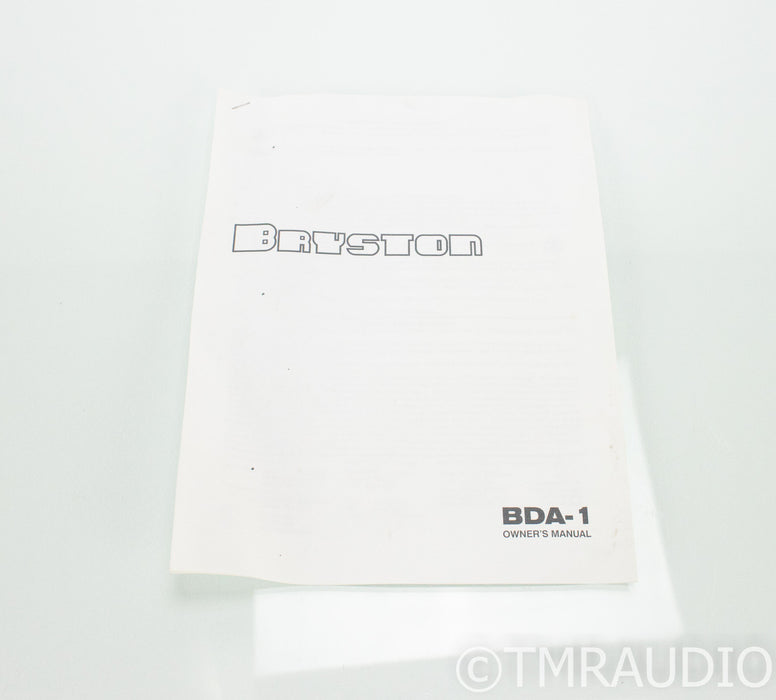 Bryston BDA-1 DAC; D/A Converter; BDA1 (No Remote) (1/6)
