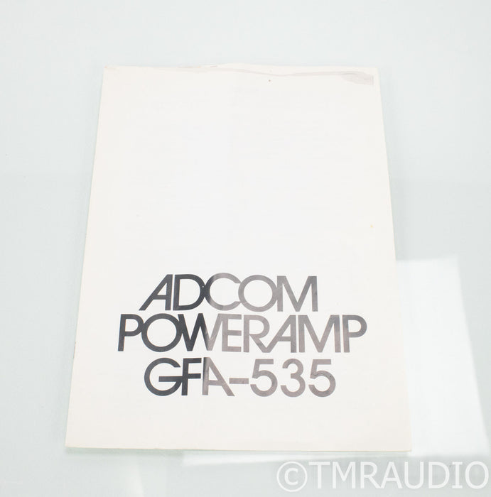 Adcom GFA-535L Stereo Power Amplifier; GFA535L
