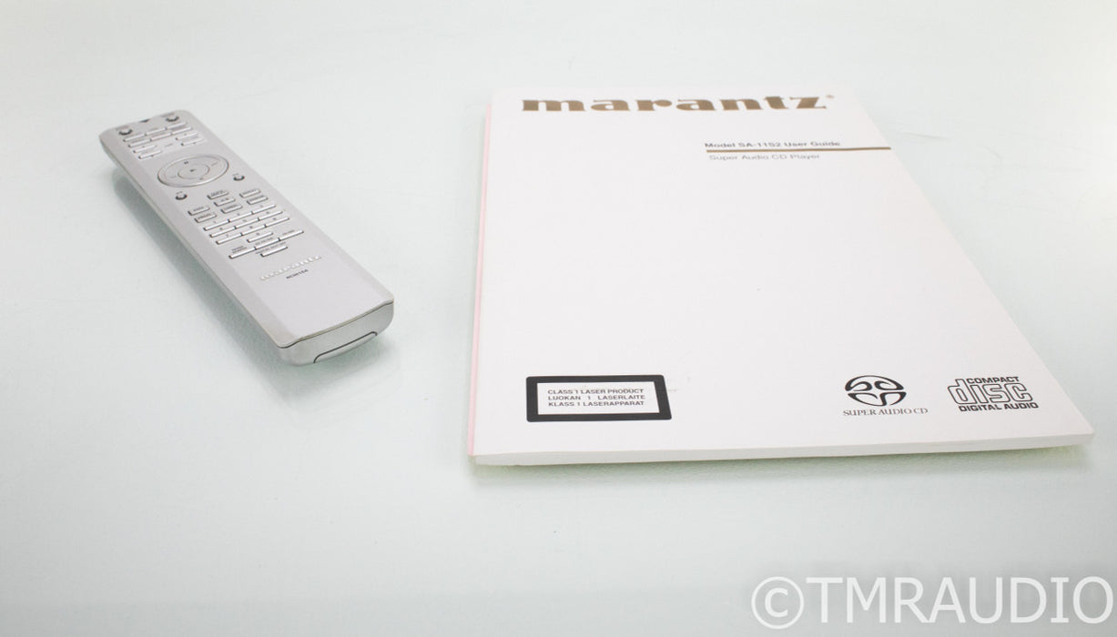 Marantz SA-11S2 SACD / CD Player; SA11S2; Remote