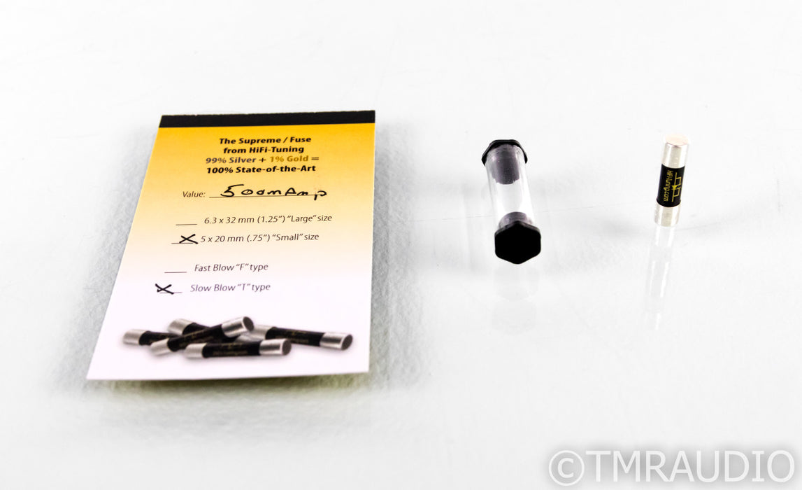 Hifi Tuning Supreme Small Slow Blow Fuse; 500mA; 5 x 20mm