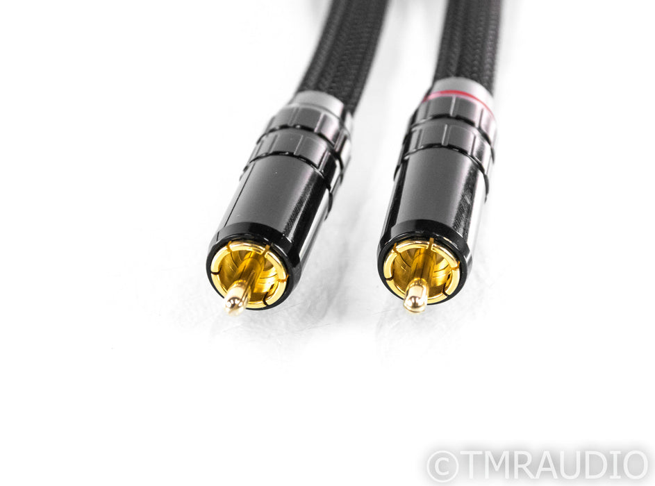Transparent Super RCA Cables; 1m Pair Interconnects