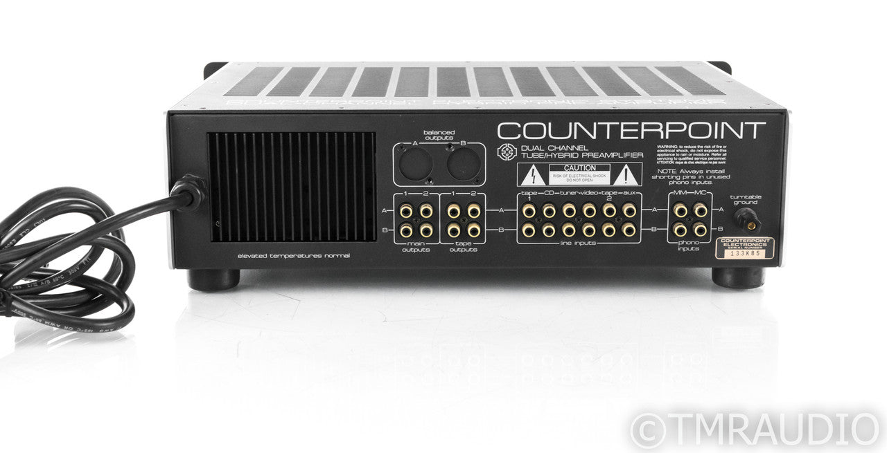 Counterpoint SA-3000 Stereo Tube Hybrid Preamplifier; MM/MC Phono; Rare Tubes