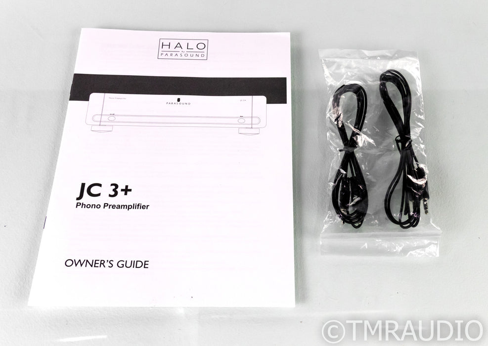 Parasound Halo JC3+ MM / MC Phono Preamplifier; Less Than 1 Year