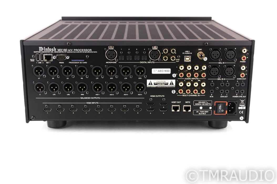 McIntosh MX160 11.1 Channel Home Theater Processor; Remote; MX-160; 4K UHD