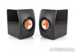 KEF LS50 Bookshelf Speakers; Gloss Black Pair