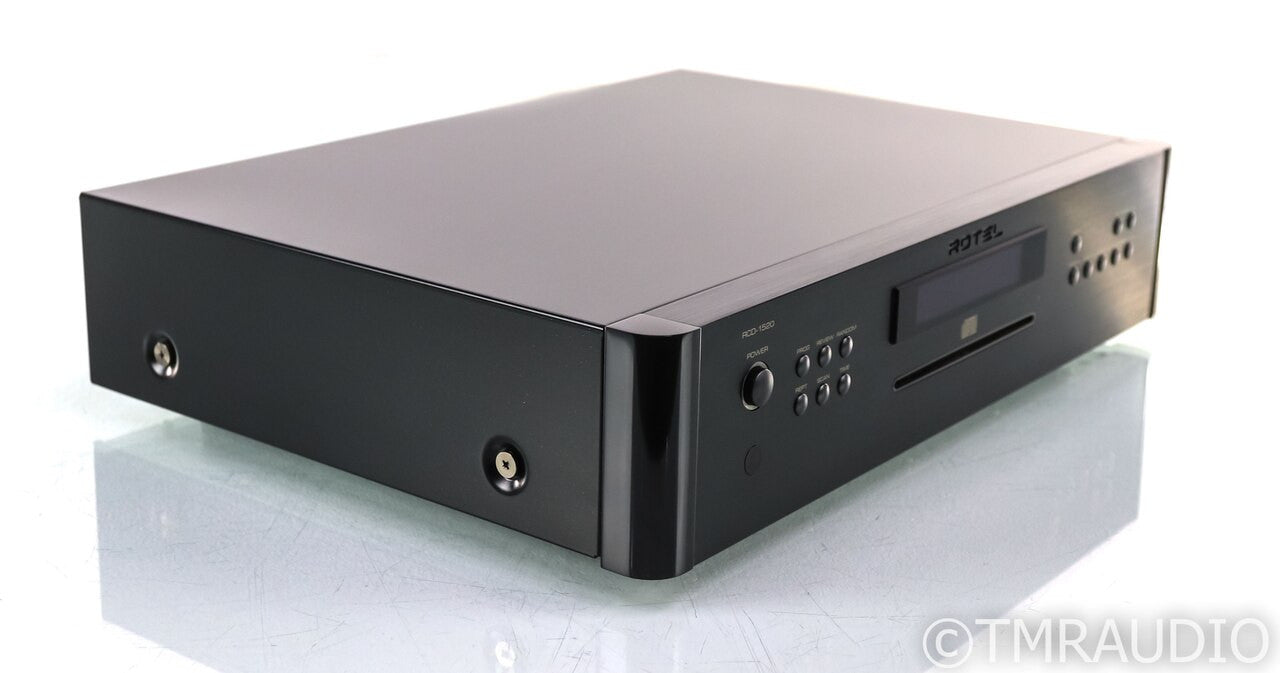 Rotel RCD-1520 CD Player; Black; Remote; AS-IS (Bad CD Drive)