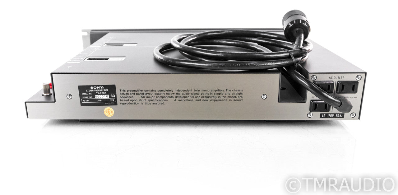 Sony TA-E88B Stereo Preamplifier; TAE88B; MM / MC Phono