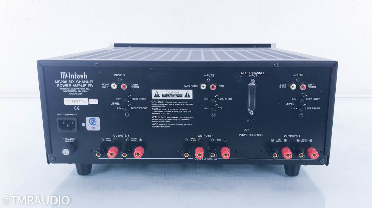 McIntosh MC206 6 Channel Power Amplifier