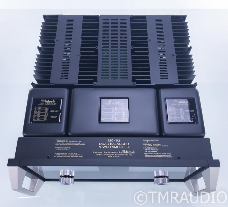 McIntosh MC452 Stereo Power Amplifier; MC-452