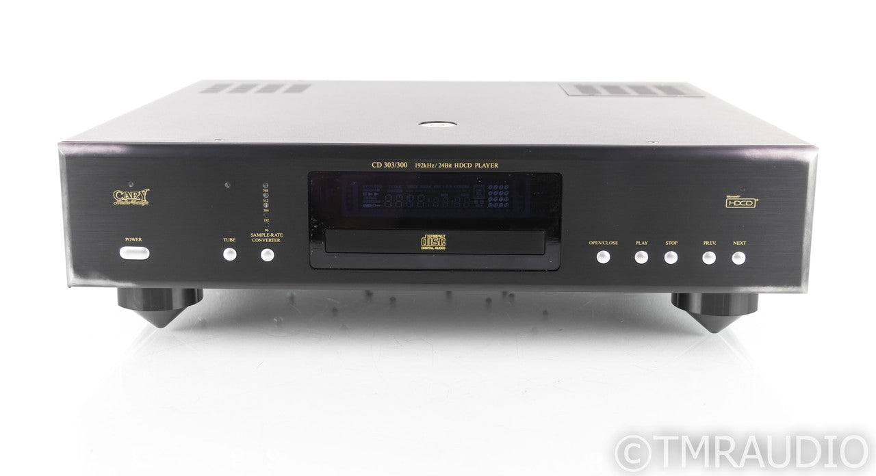 Cary Audio CD 303/300 Tube CD / HDCD Player (No Remote); AS-IS (Doesn't read most disks)