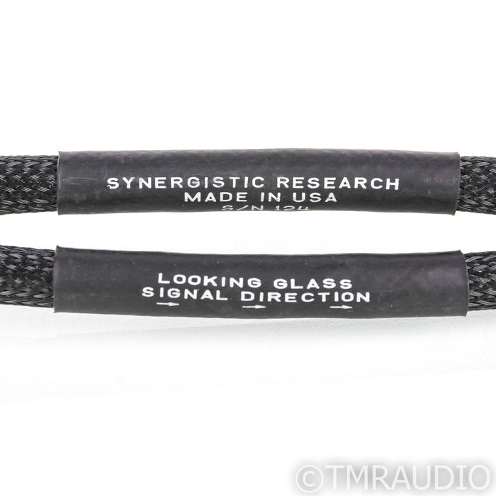 Synergistic Research Looking Glass RCA Cables; 1m Pair Interconnects