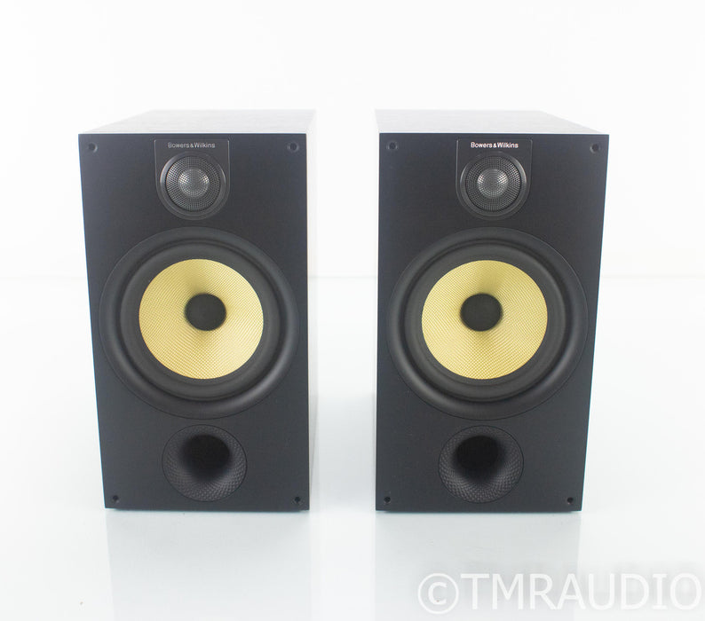 B&W 685 S2 Bookshelf Speakers; Black Ash Pair