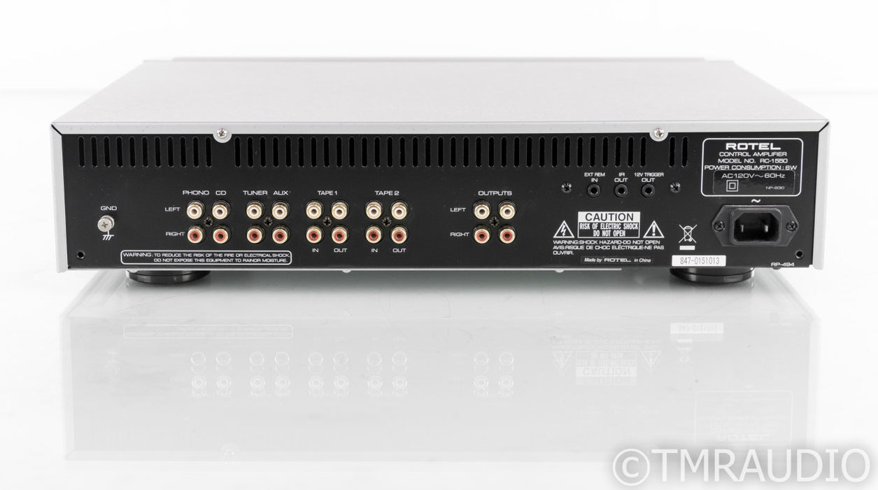 Rotel RC-1550 Stereo Preamplifier; RC1550; Remote